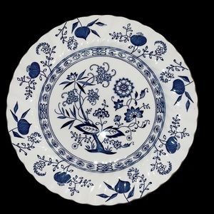 Johnson Brothers Nordic plate blue and white coastal grandmother